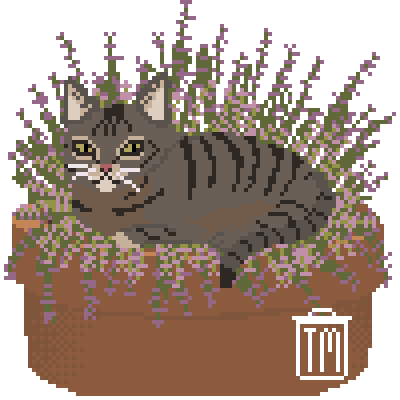 Can we get Lavender sleeping in a pot of lavender with a crown on